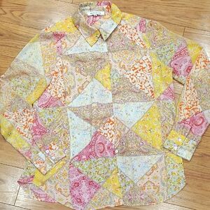 Rose & Olive Vibrant Patchwork Women's Shirt